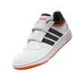 Unisex Kids Hoops Lifestyle Basketball Hook-And-Loop Shoes, White, A701_ONE, thumbnail image number 13