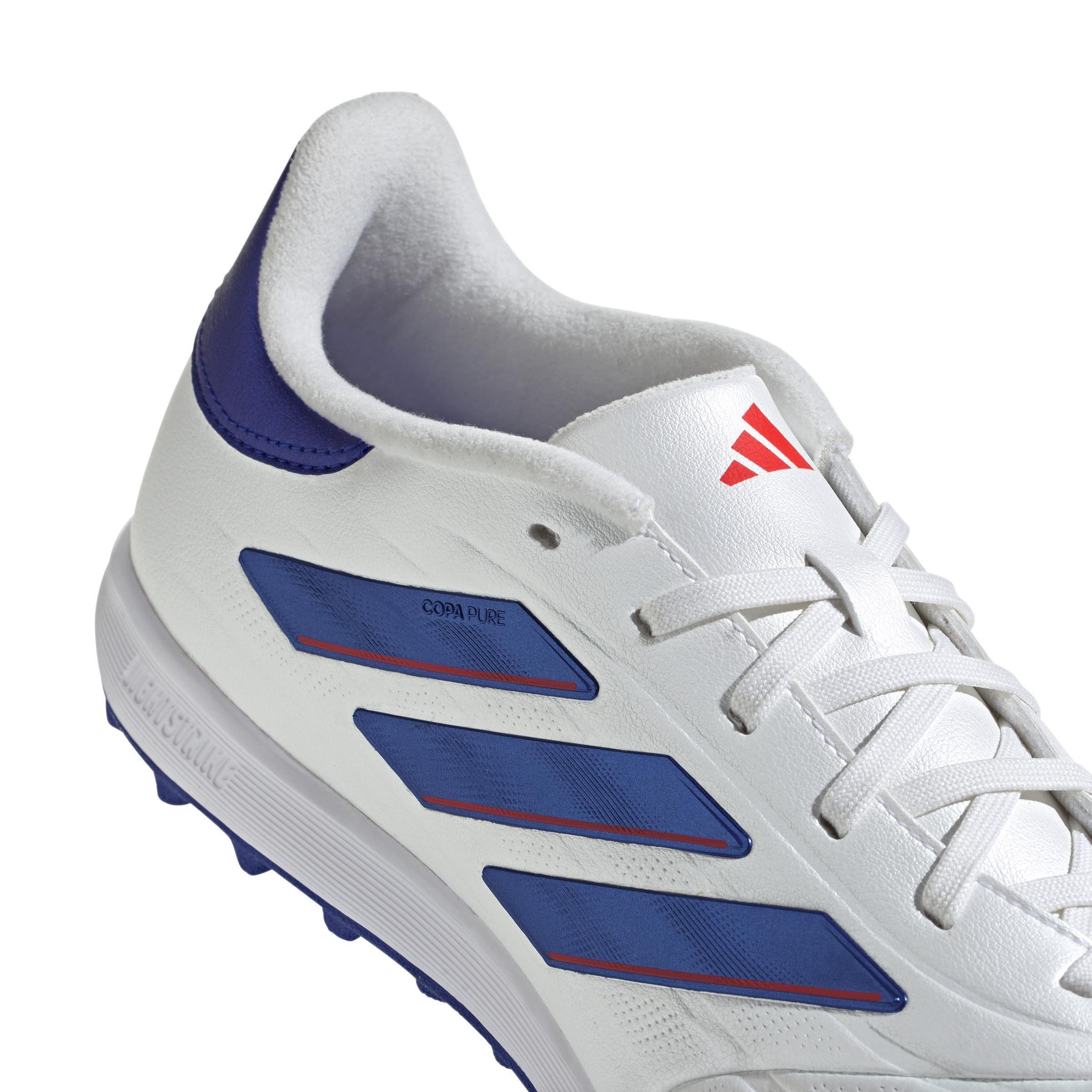 Unisex Copa Pure 2 League Turf Boots, White, A701_ONE, large image number 2