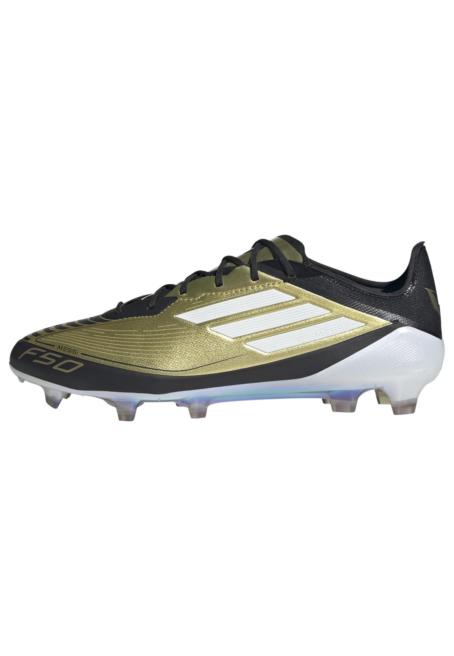 Messi F50 Elite Firm Ground Boots, Gold, A701_ONE, large image number 14