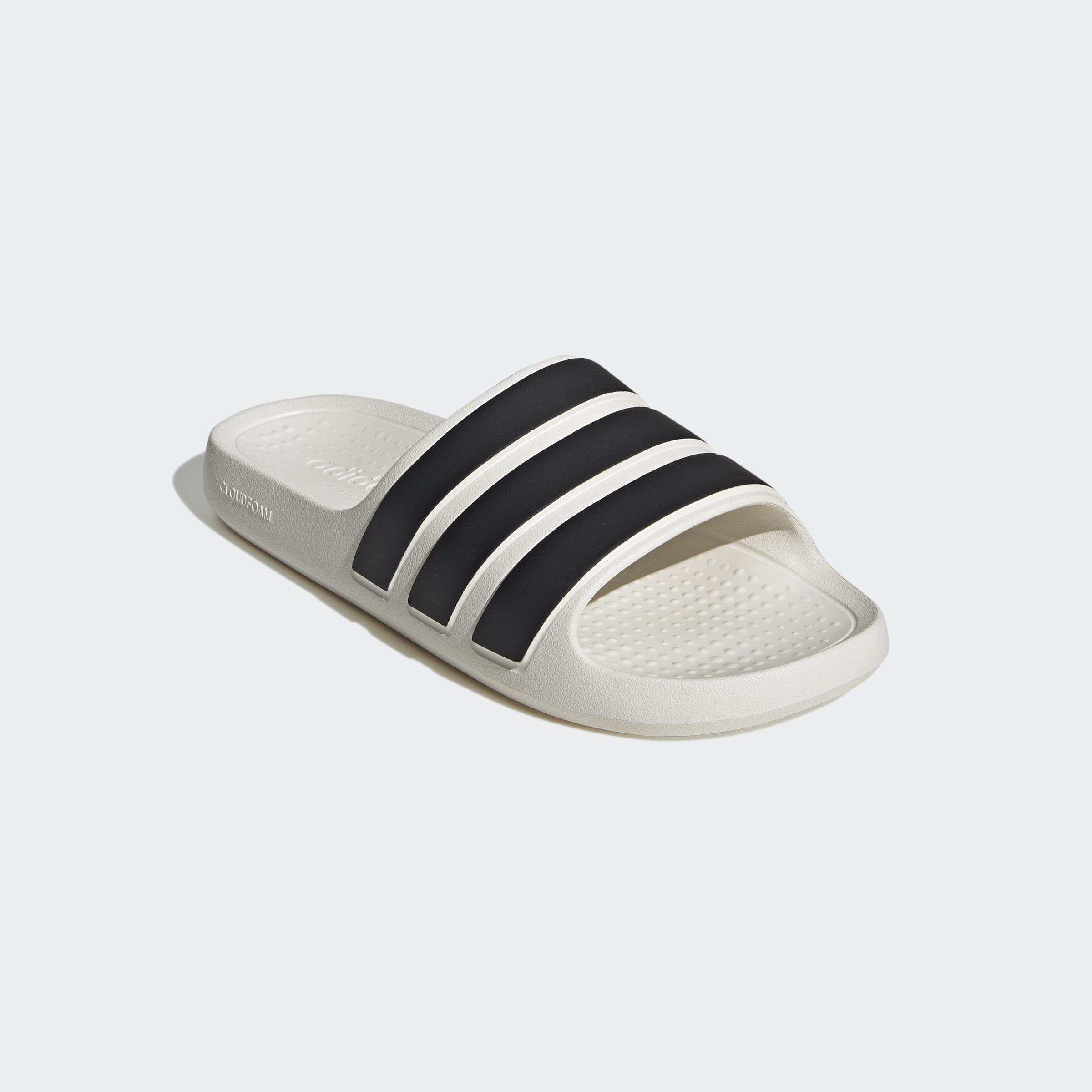 Unisex Adilette Flow Slides, White, A701_ONE, large image number 2