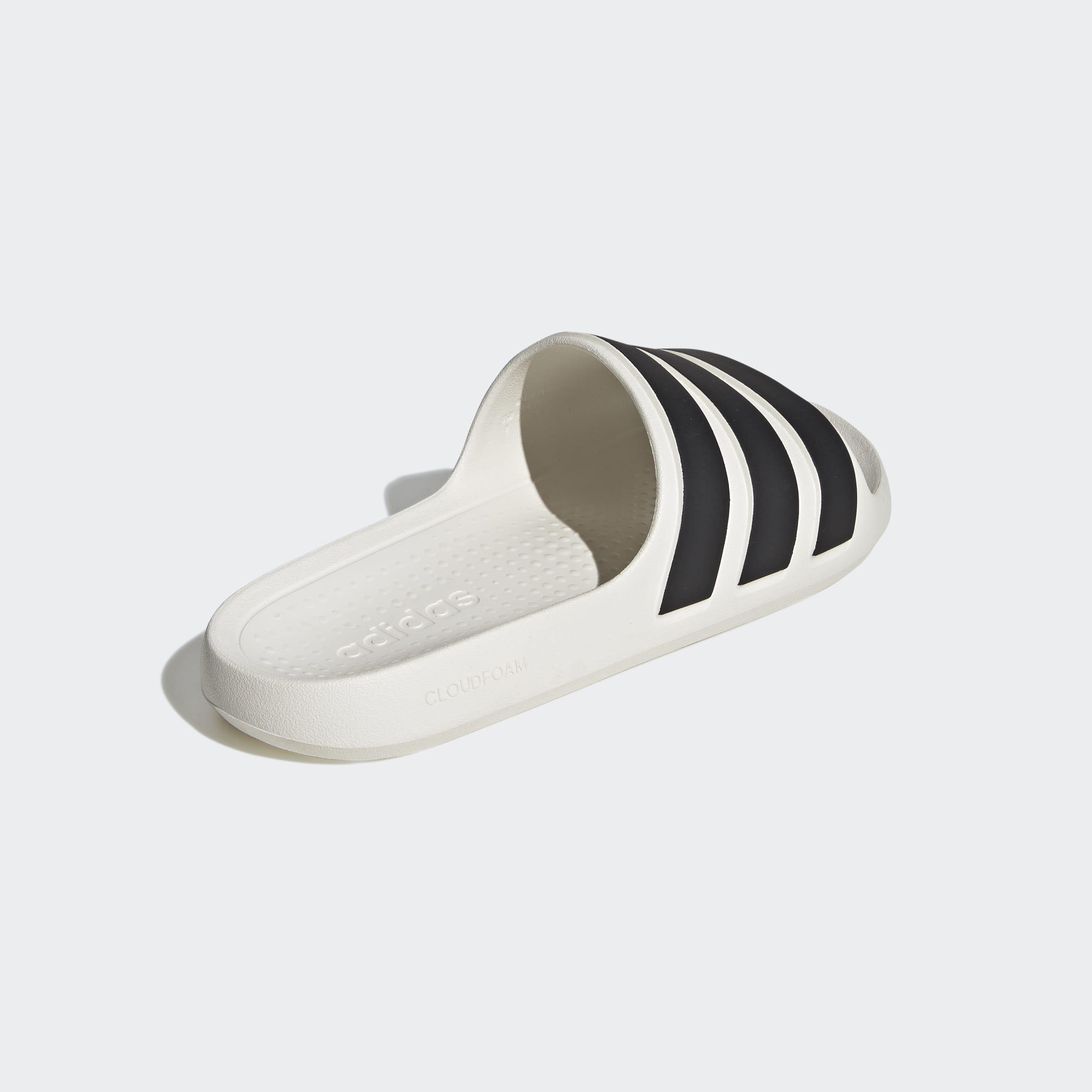Unisex Adilette Flow Slides, White, A701_ONE, large image number 3