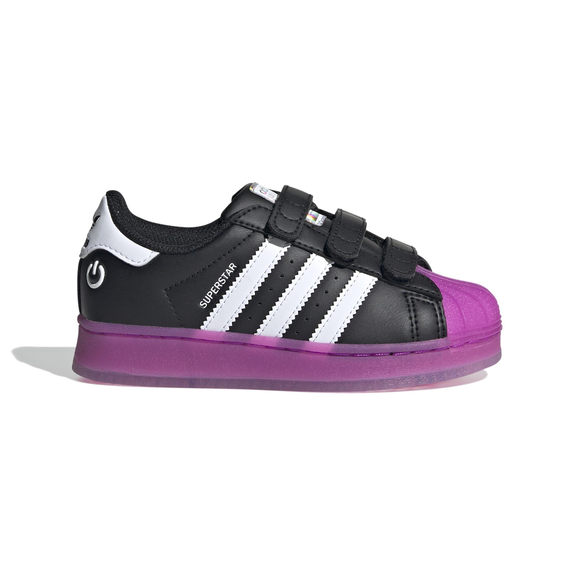Unisex Kids Superstar LED Lights Comfort Closure Shoes, Black, , large image number 0