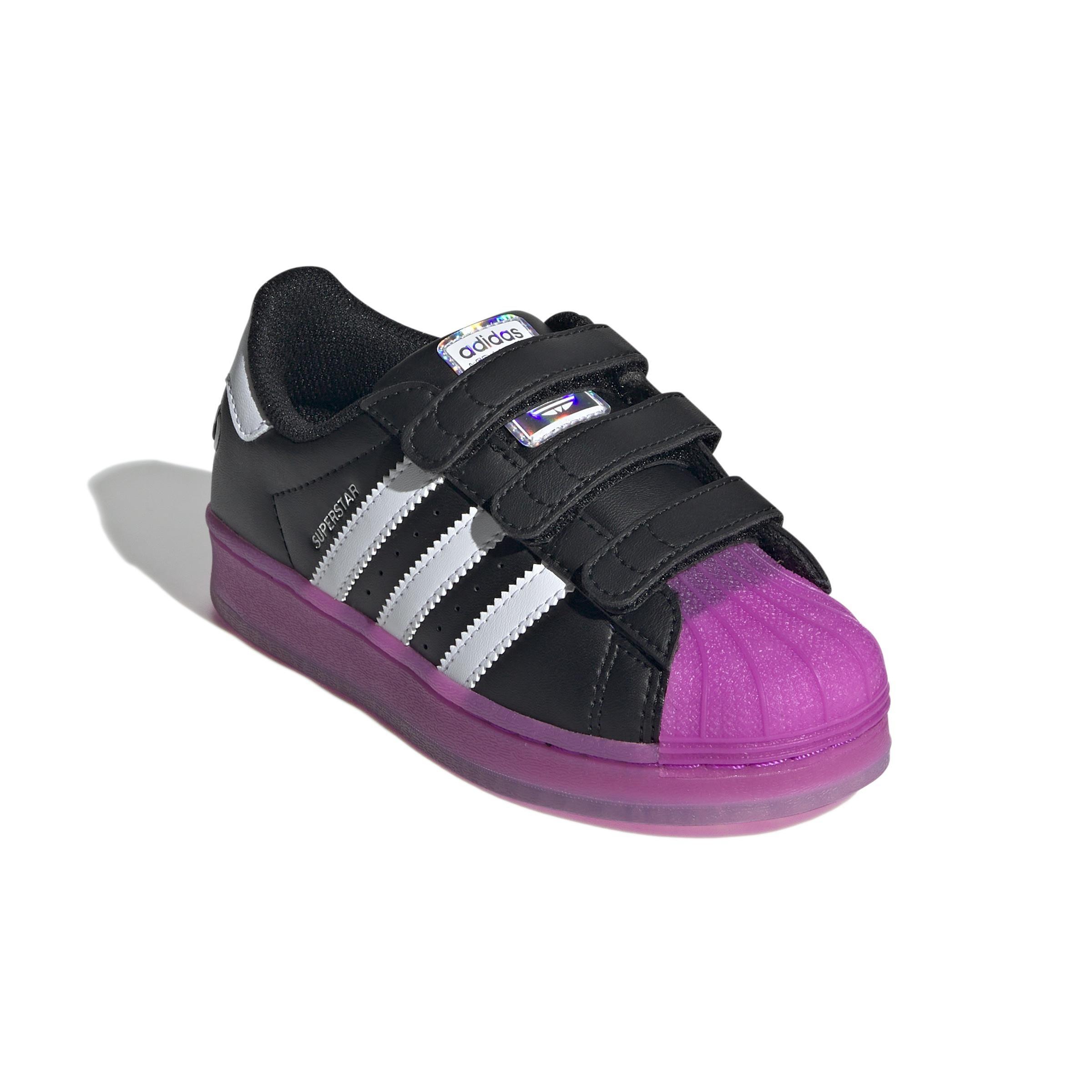 Unisex Kids Superstar LED Lights Comfort Closure Shoes, Black, , large image number 2