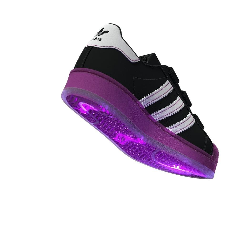 Unisex Kids Superstar LED Lights Comfort Closure Shoes, Black, , large image number 7