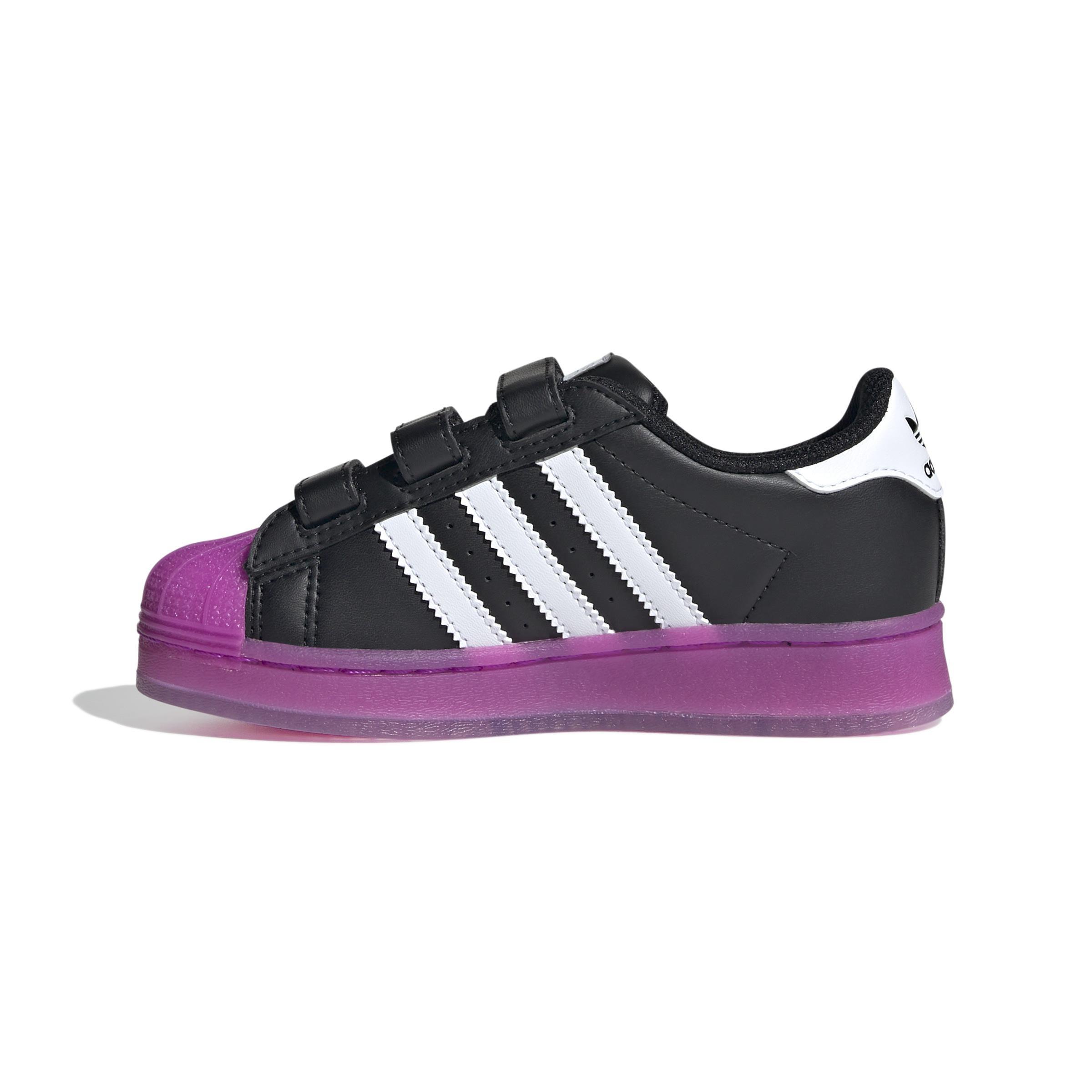 Unisex Kids Superstar LED Lights Comfort Closure Shoes, Black, , large image number 9