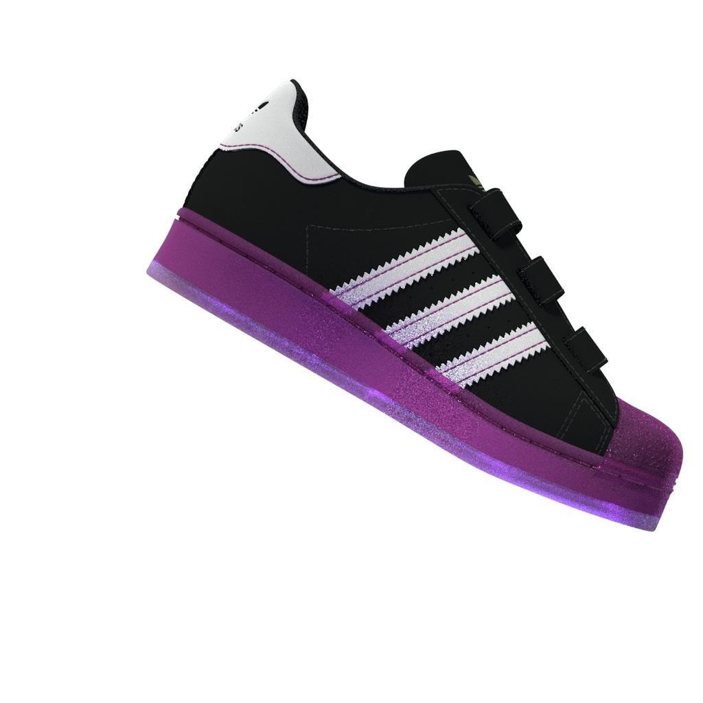 Unisex Kids Superstar LED Lights Comfort Closure Shoes, Black, , large image number 11