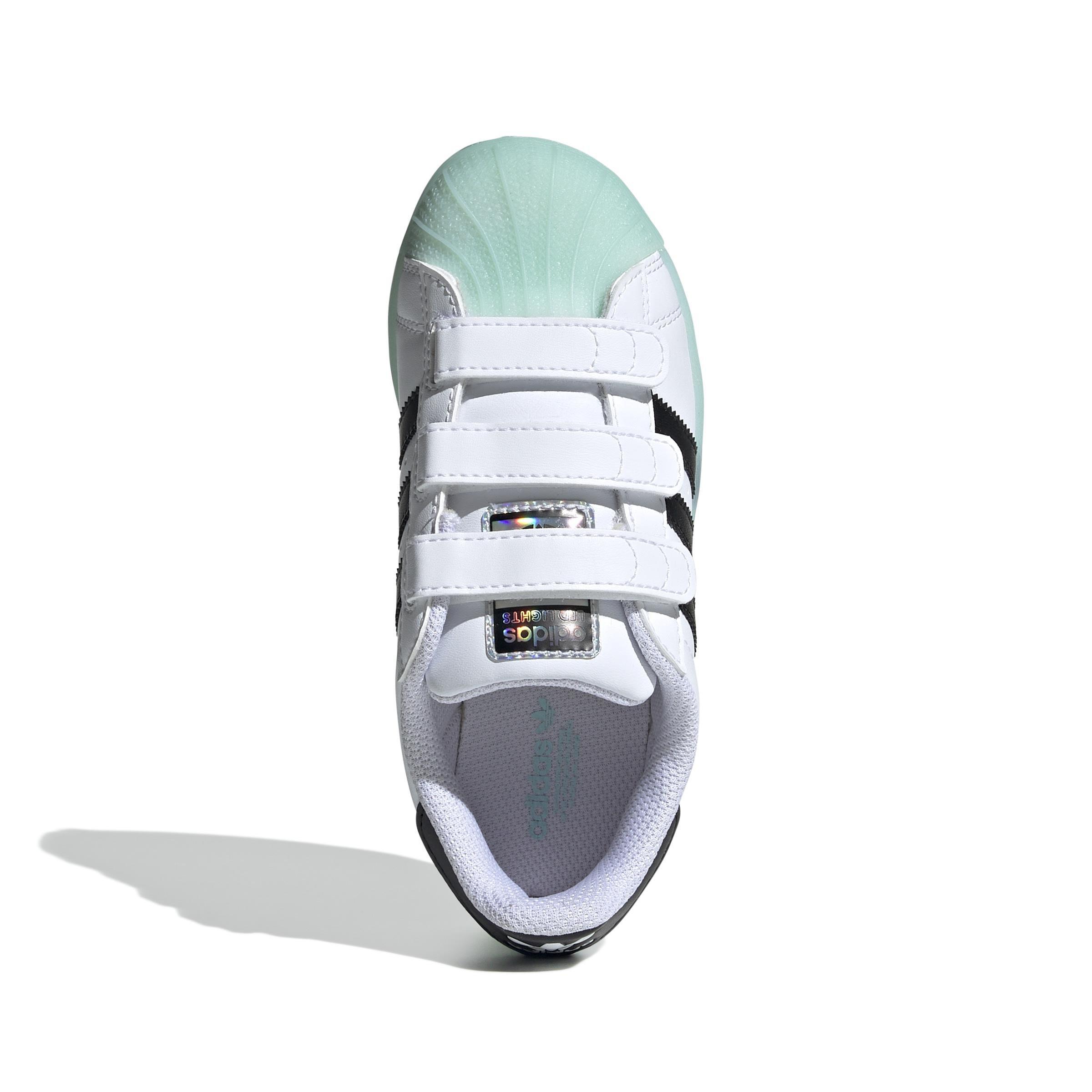 Unisex Kids Superstar LED Lights Comfort Closure Shoes, White, , large image number 1