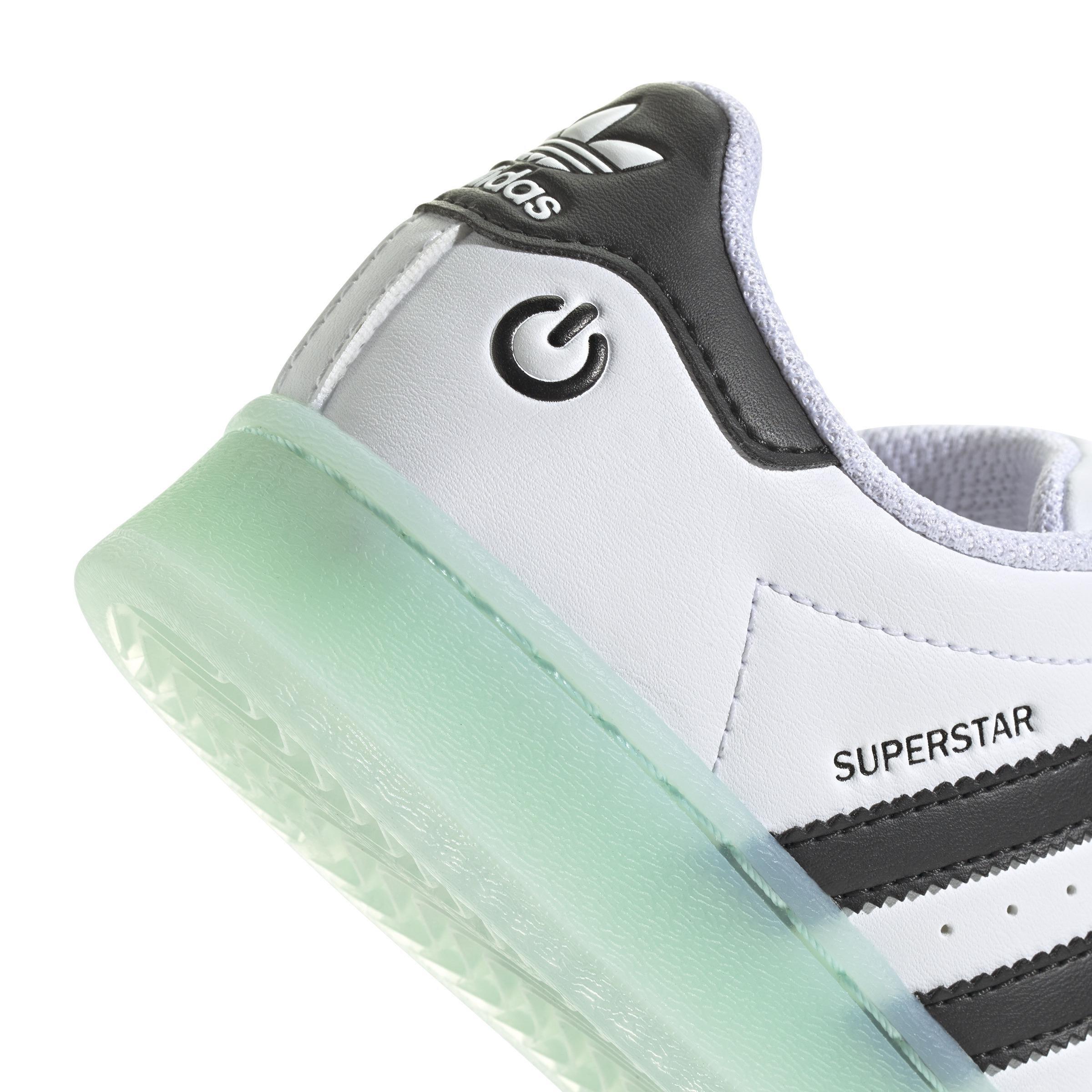 Unisex Kids Superstar LED Lights Comfort Closure Shoes, White, , large image number 6