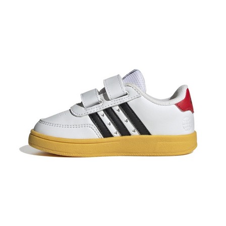 Unisex Kids Adidas Breaknet X Disney Shoes, White, A701_ONE, large image number 8
