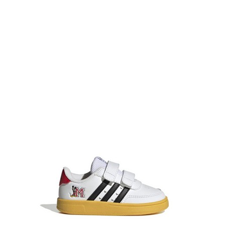 Unisex Kids Adidas Breaknet X Disney Shoes, White, A701_ONE, large image number 16