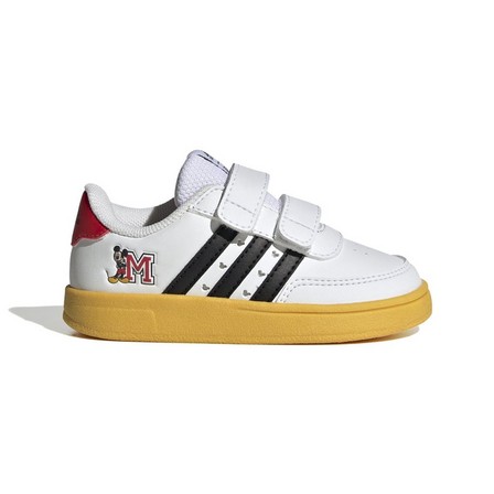 Unisex Kids Adidas Breaknet X Disney Shoes, White, A701_ONE, large image number 18