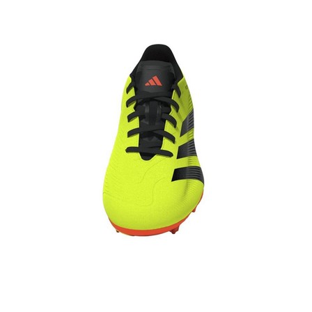 Kids Unisex Predator League Firm Ground Football Boots, Yellow, A701_ONE, large image number 9
