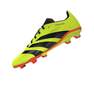 Kids Unisex Predator League Firm Ground Football Boots, Yellow, A701_ONE, thumbnail image number 10