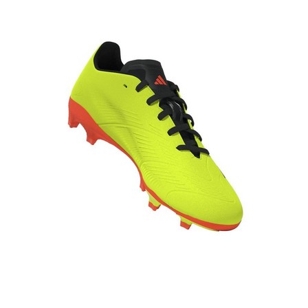 Kids Unisex Predator League Firm Ground Football Boots, Yellow, A701_ONE, large image number 13