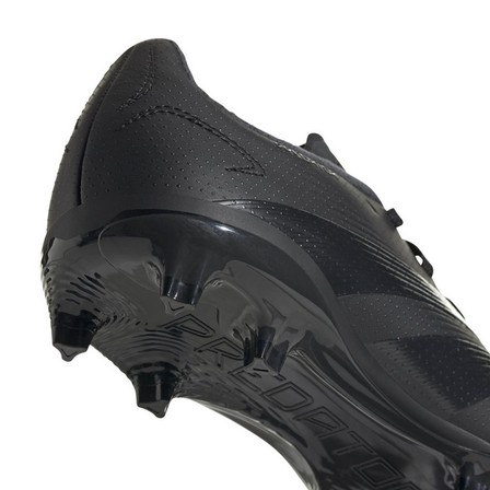 Unisex Kids Predator League Firm Ground Football Boots, Black, A701_ONE, large image number 4