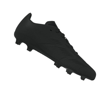 Unisex Kids Predator League Firm Ground Football Boots, Black, A701_ONE, large image number 5
