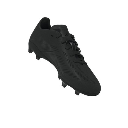 Unisex Kids Predator League Firm Ground Football Boots, Black, A701_ONE, large image number 10