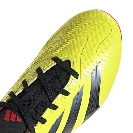 Unisex Predator League Firm Ground Football Boots, Yellow, A701_ONE, large image number 4