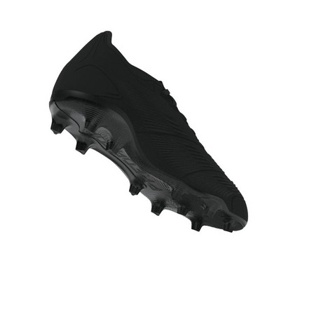 Unisex Predator League Firm Ground Football Boots, Black, A701_ONE, large image number 9