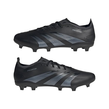 Unisex Predator League Firm Ground Football Boots, Black, A701_ONE, large image number 13