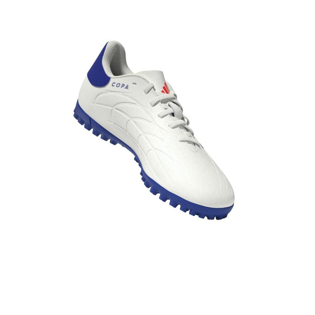 Kids Unisex Copa Pure 2 Club Turf Boots, White, A701_ONE, large image number 6