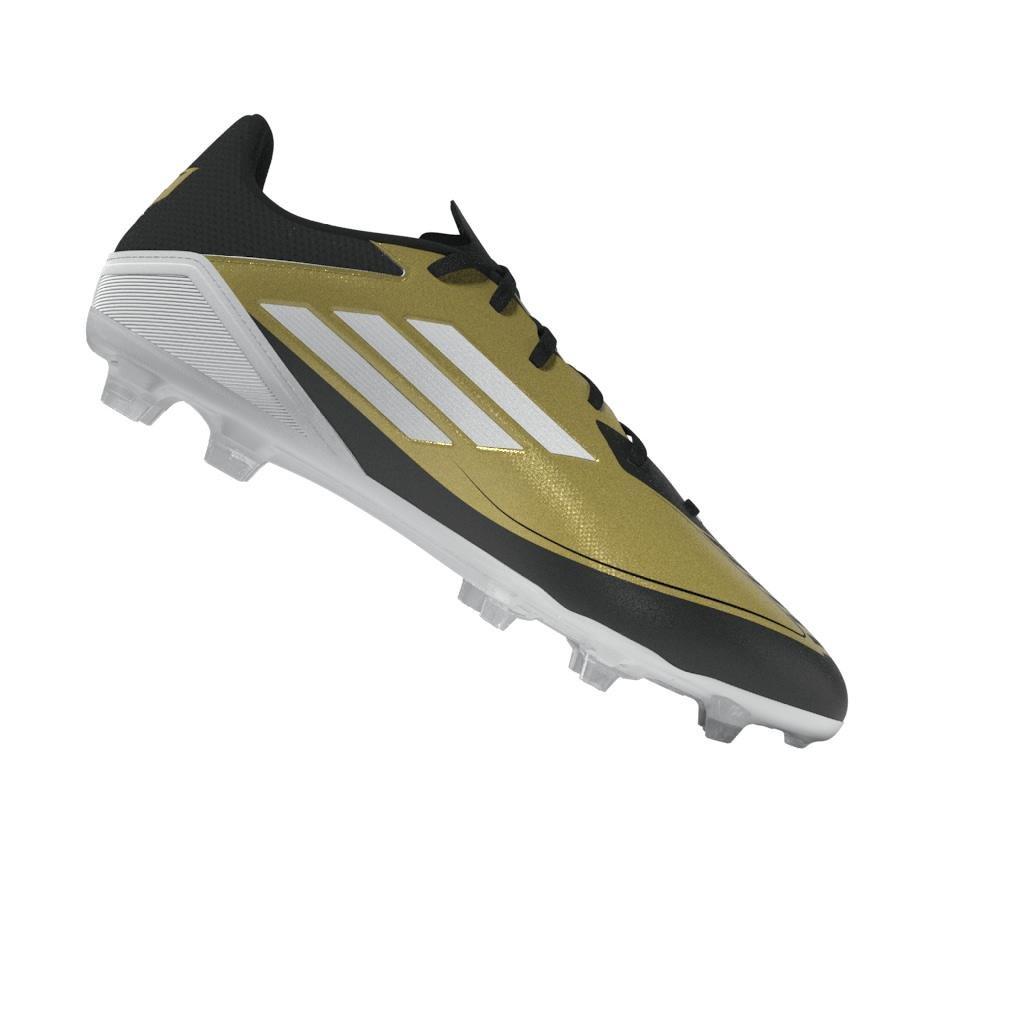 Unisex Messi F50 League Firm/Multi-Ground Boots, Gold, A701_ONE, large image number 13