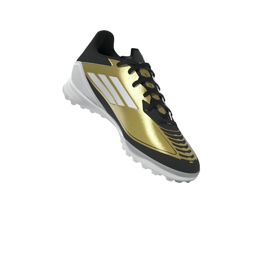 Messi F50 League Turf Boots, Gold, A701_ONE, large image number 12