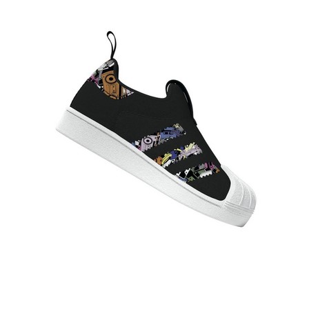 Unisex Kids Superstar 360 Shoes, Black, A701_ONE, large image number 15