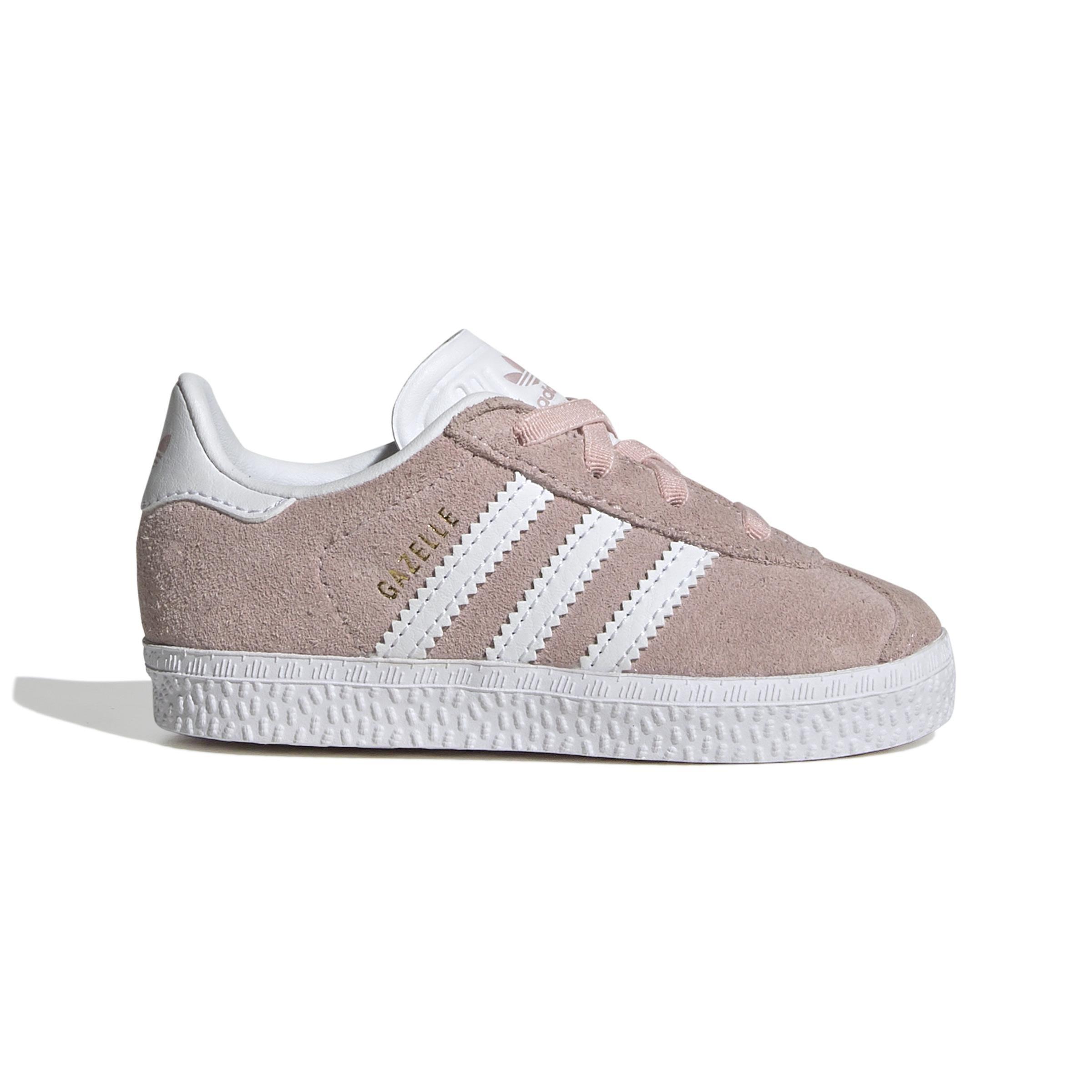 Unisex Gazelle Comfort Closure Elastic Laces Shoes, Pink, A701_ONE, large image number 0