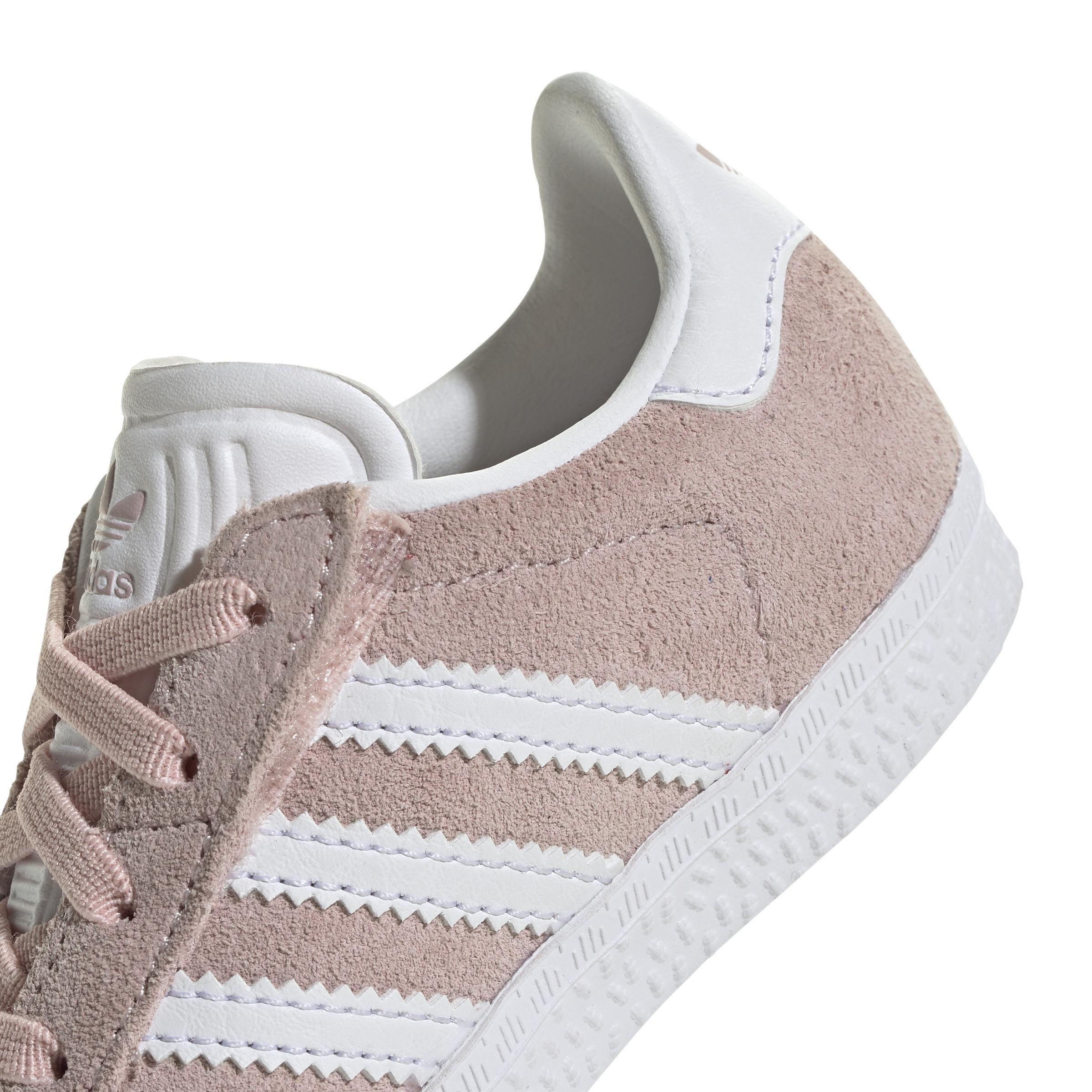 Kids Unisex Gazelle Comfort Closure Elastic Laces Shoes, Pink, A701_ONE, large image number 4