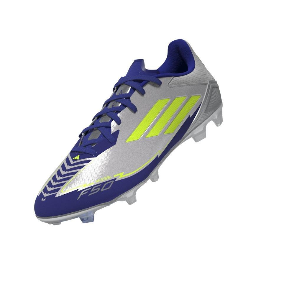 Unisex F50 League Messi Firm/Multi-Ground Boots, Grey, , large image number 9