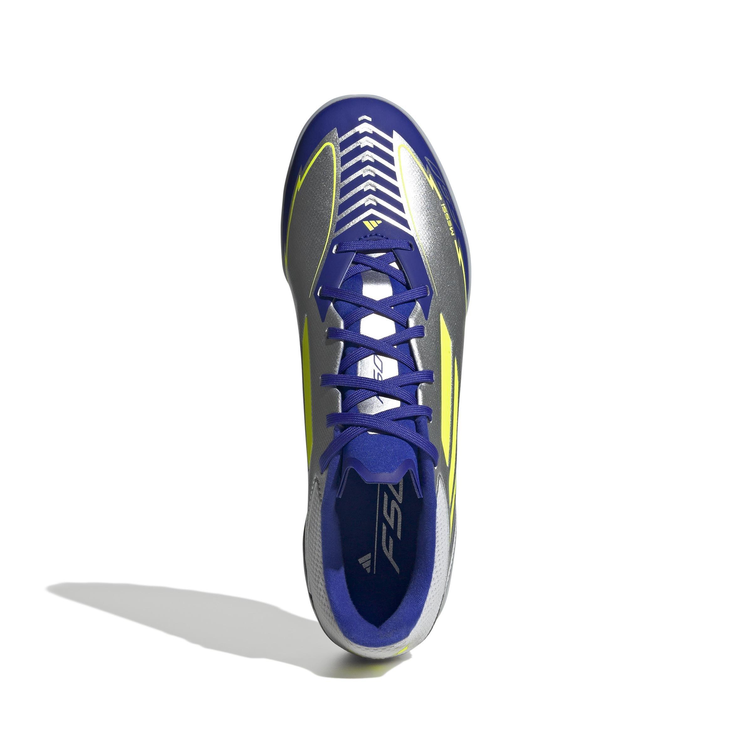Unisex F50 League Messi Turf Boots, Grey, , large image number 1
