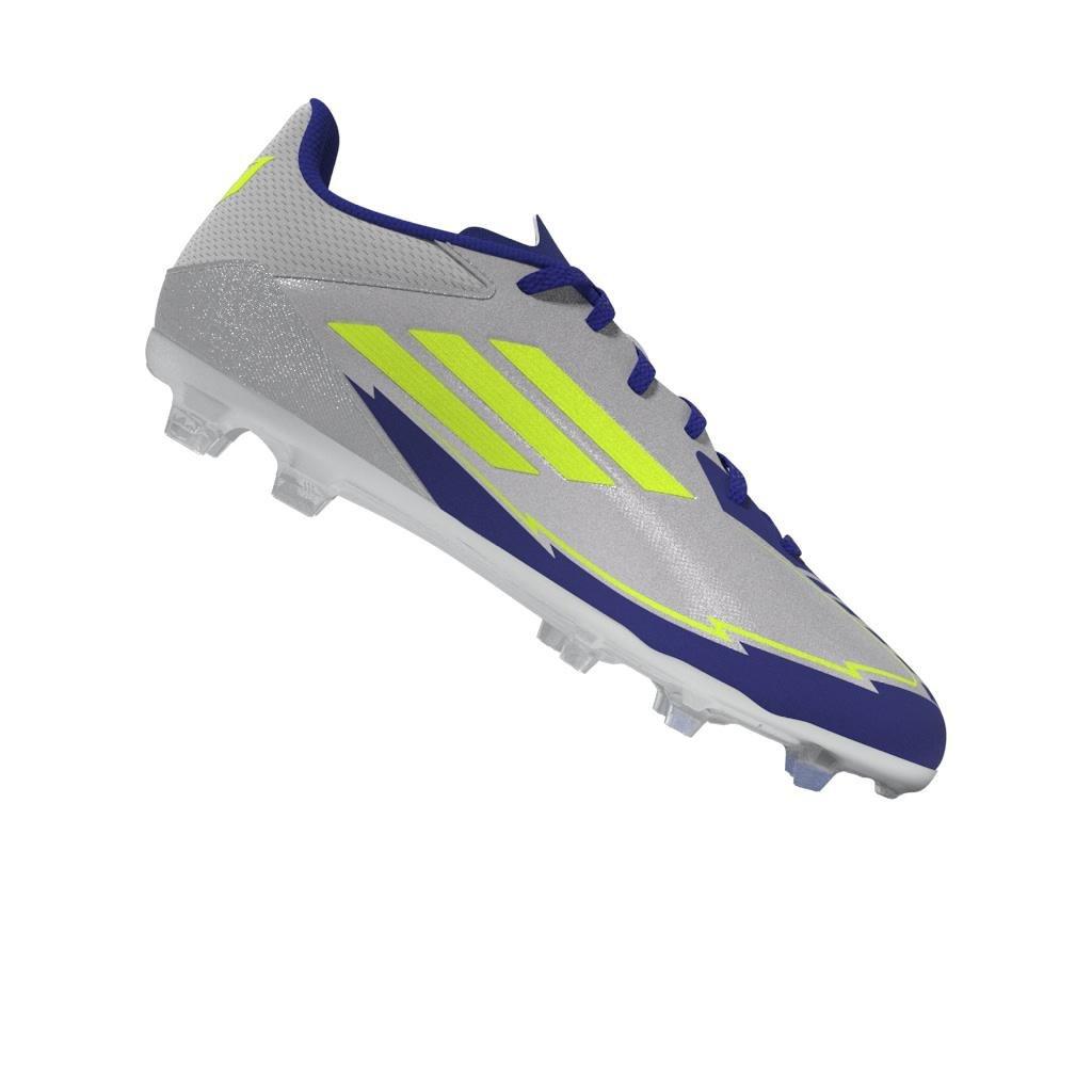 Unisex Kids F50 League Messi Firm/Multi-Ground Boots, Grey, , large image number 9