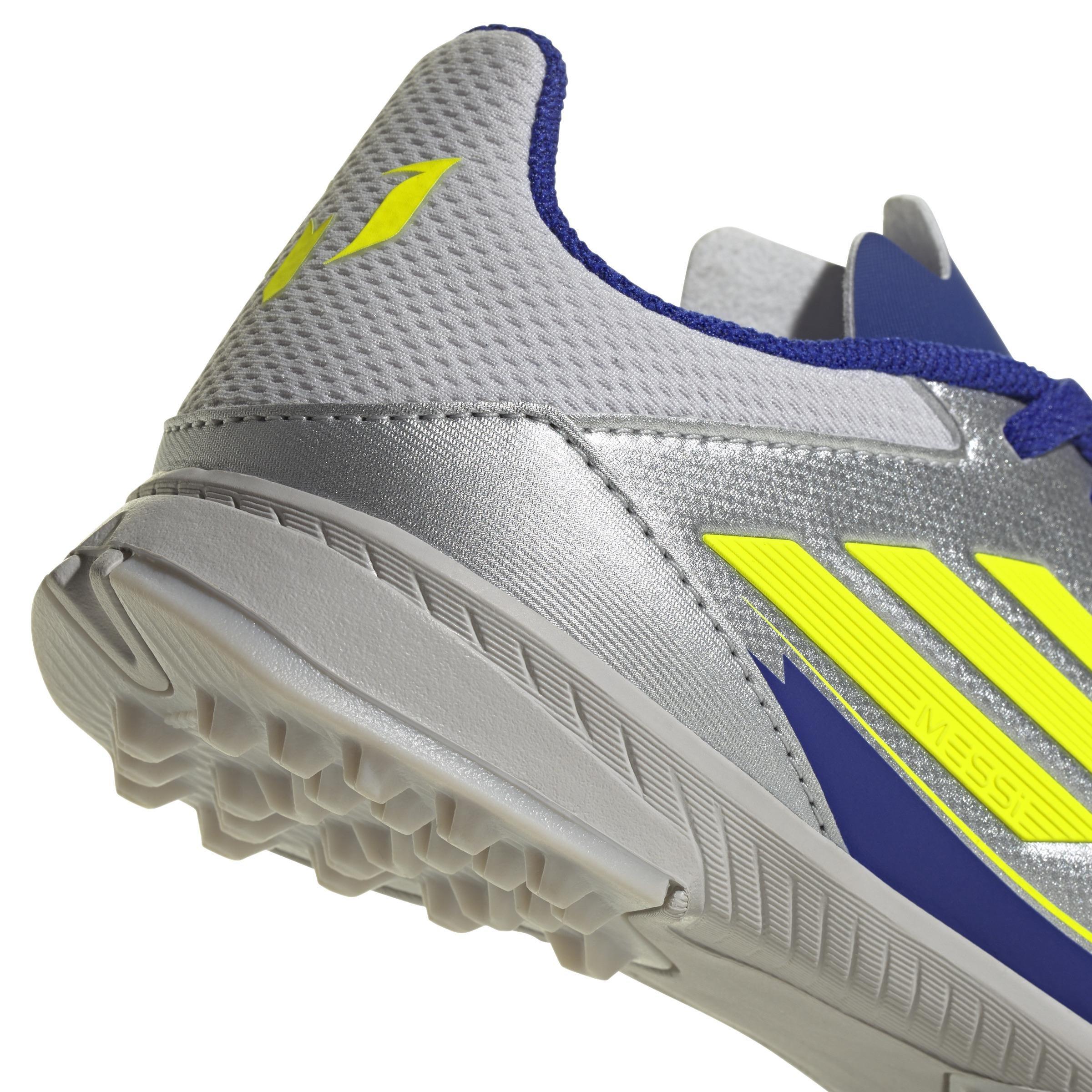 Unisex Kids F50 League Messi Turf Boots, Grey, , large image number 4
