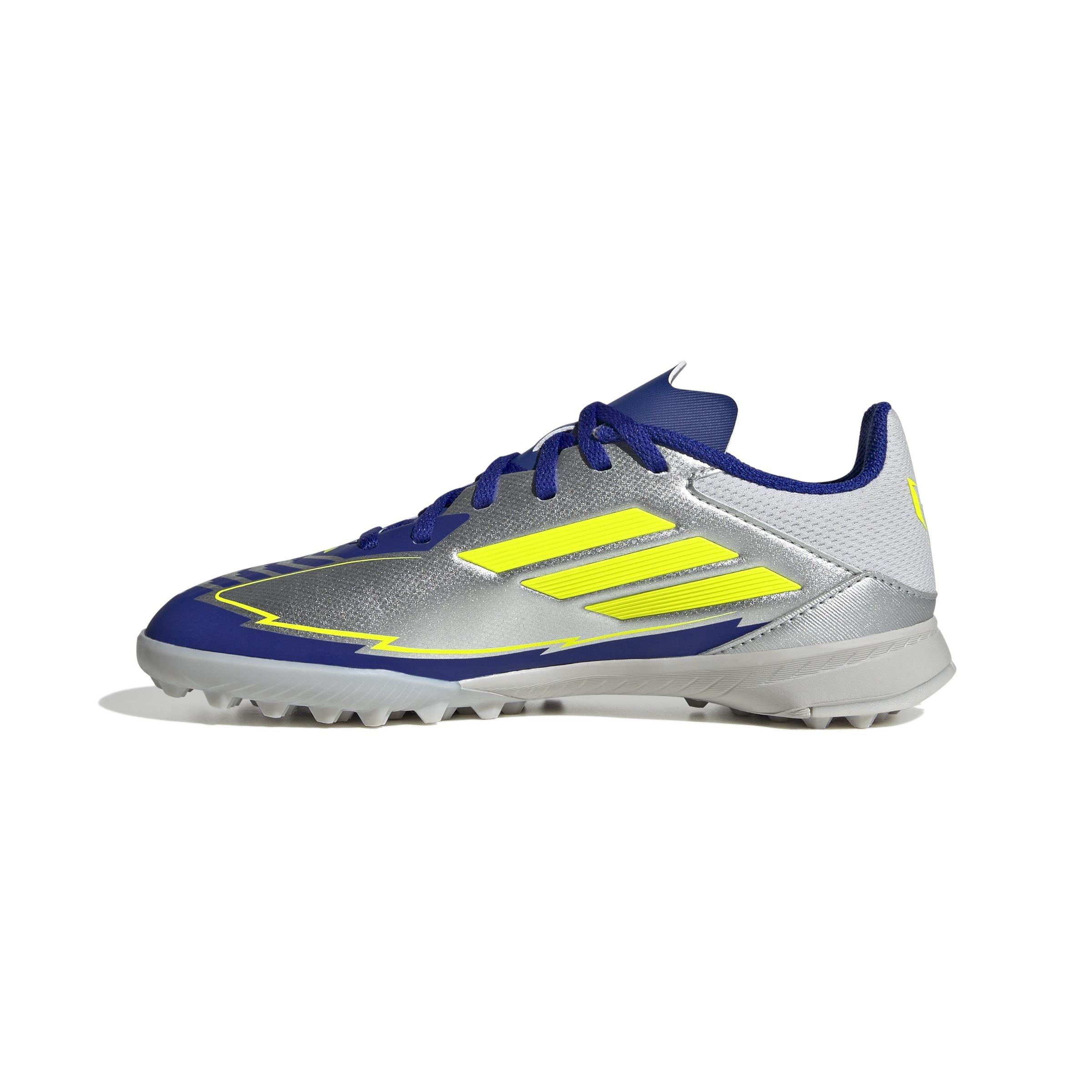 Unisex Kids F50 League Messi Turf Boots, Grey, , large image number 7
