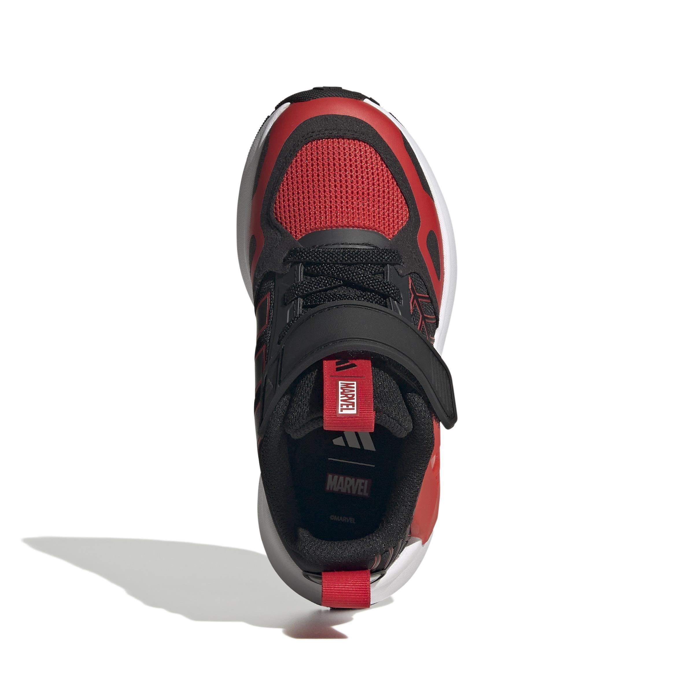 Unisex Kids adidas Marvel Spider-Man Runner Shoes, Black, , large image number 1