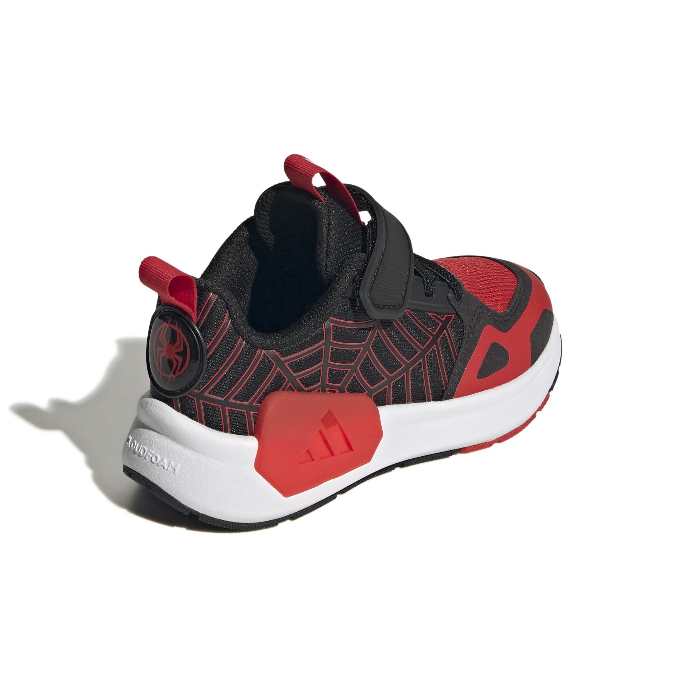 Unisex Kids adidas Marvel Spider-Man Runner Shoes, Black, A701_ONE, large image number 3