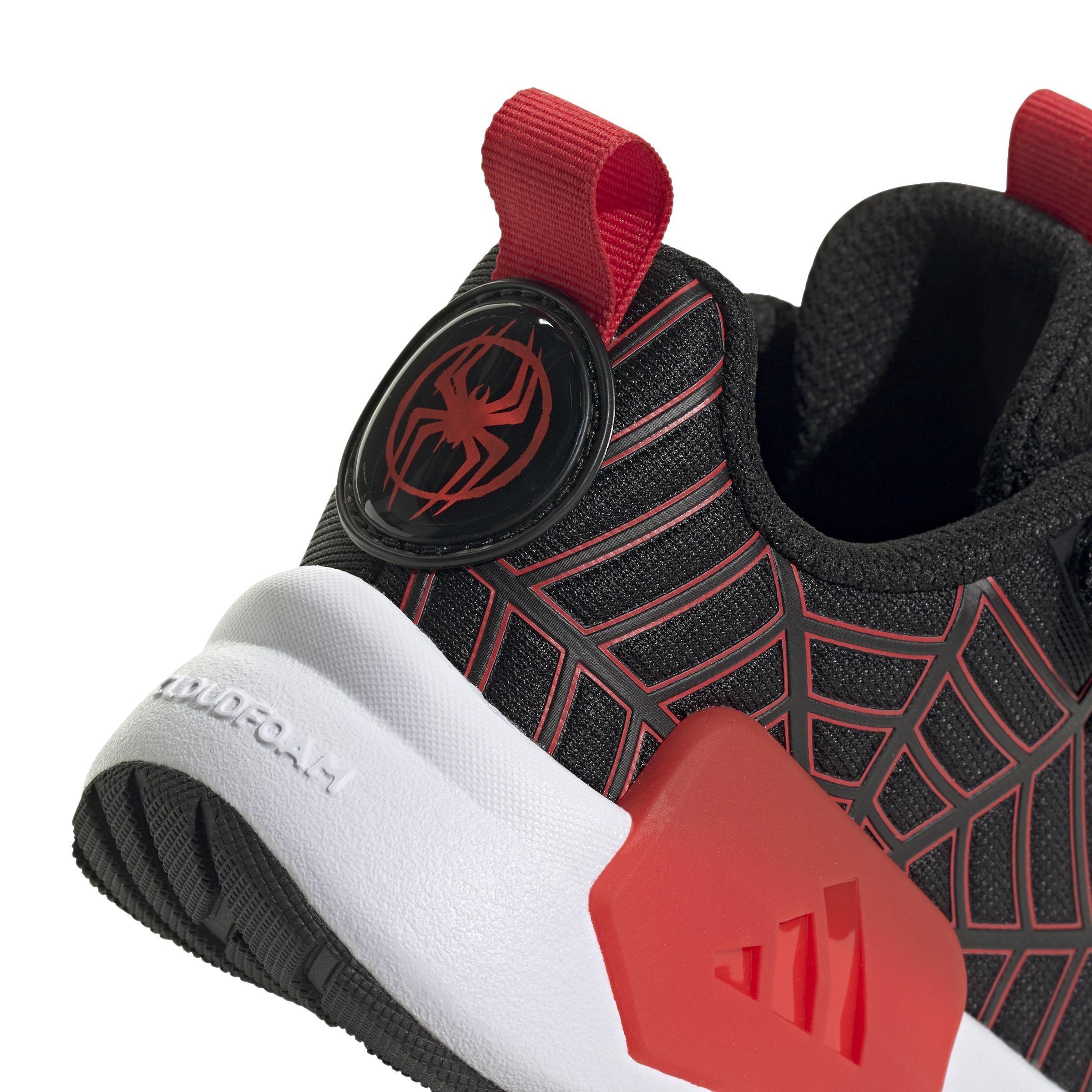 Unisex Kids adidas Marvel Spider-Man Runner Shoes, Black, A701_ONE, large image number 5
