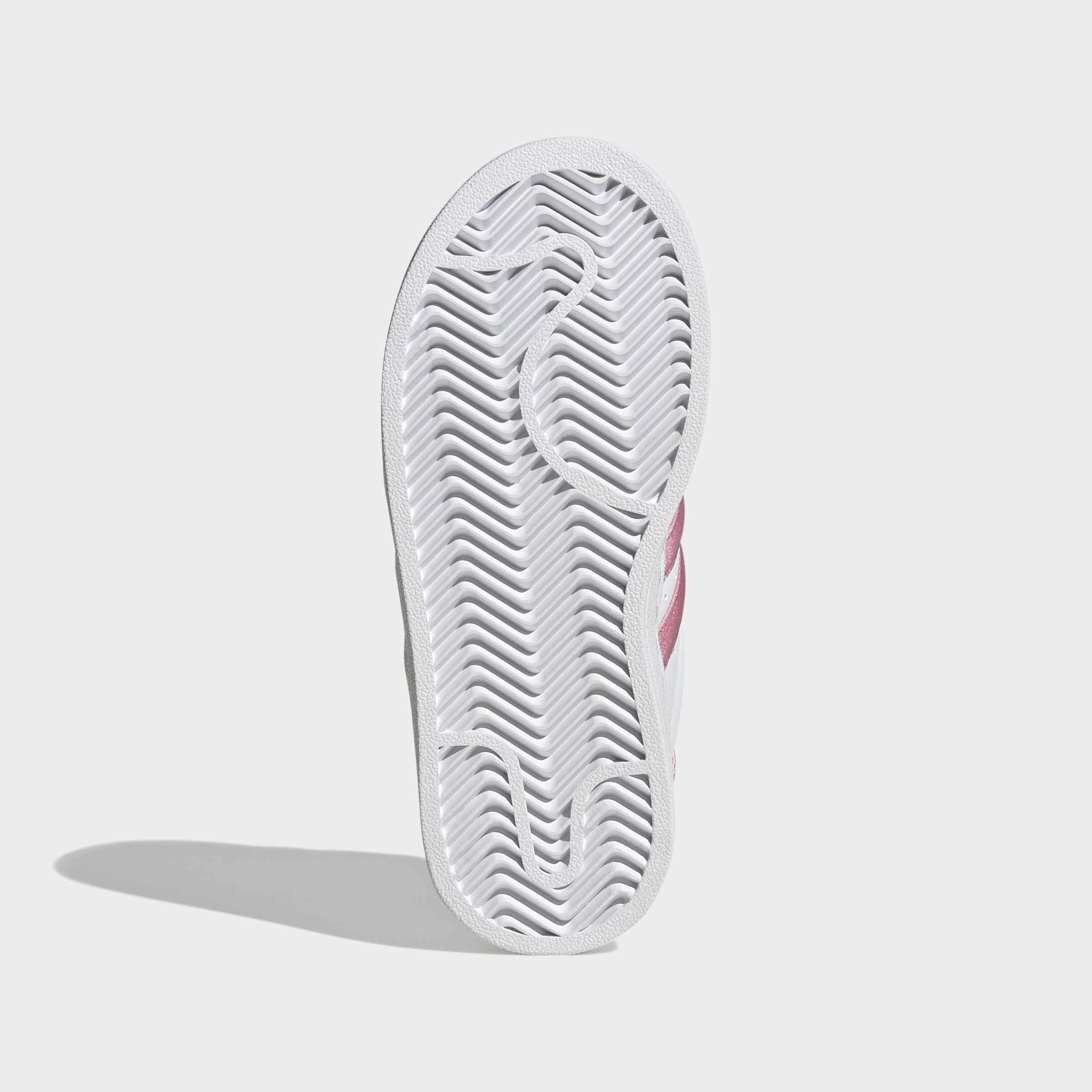 Kids Unisex Adidas Disney Superstar II Comfort Closure Shoes, White, A701_ONE, large image number 7