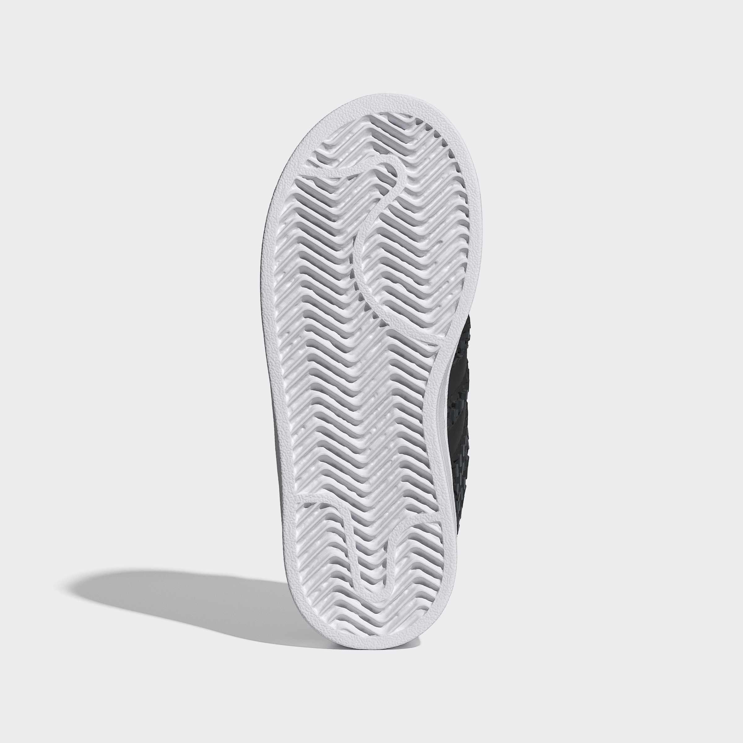 Kids Unisex Adidas Minecraft Superstar II Comfort Closure Shoes, Black, A701_ONE, large image number 5