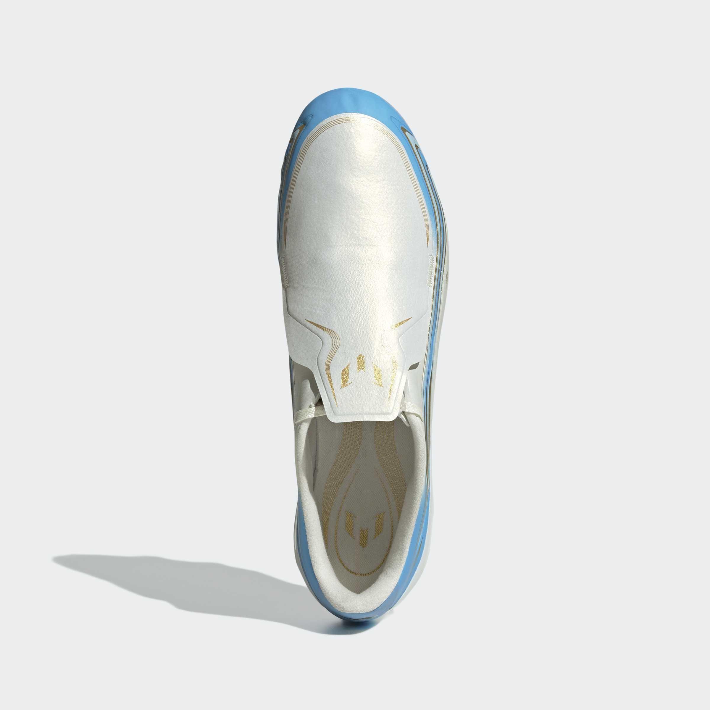 Unisex F50 Messi League Firm Ground Football Boots, Beige, A701_ONE, medium