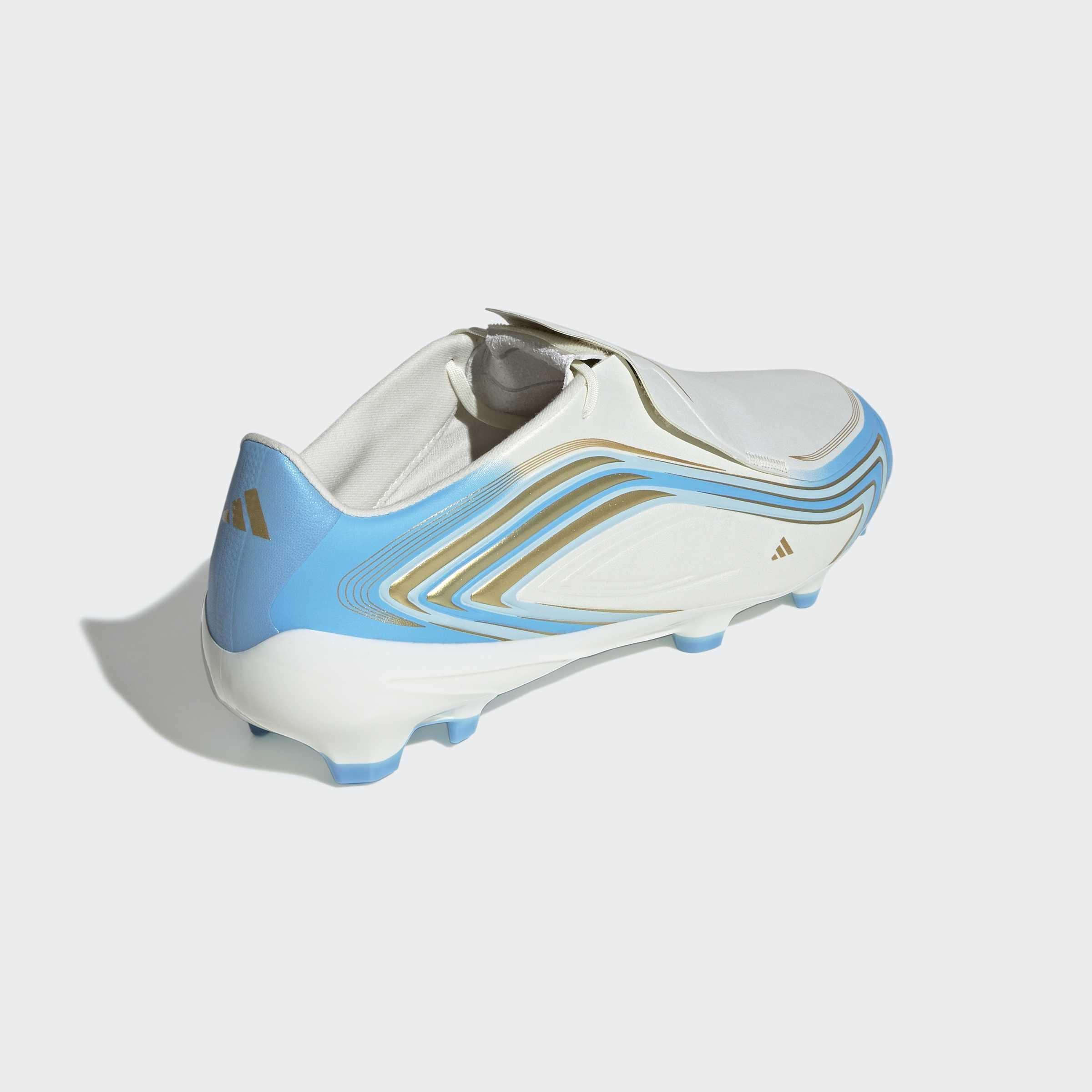 Unisex F50 Messi League Firm Ground Football Boots, Beige, A701_ONE, large image number 3