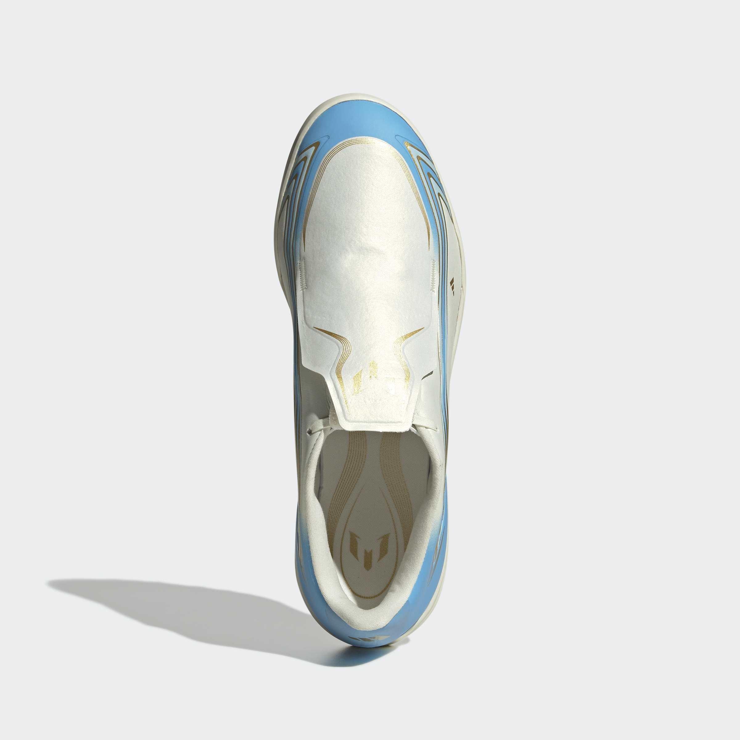 Unisex F50 Messi League Turf Football Shoes, Beige, A701_ONE, medium