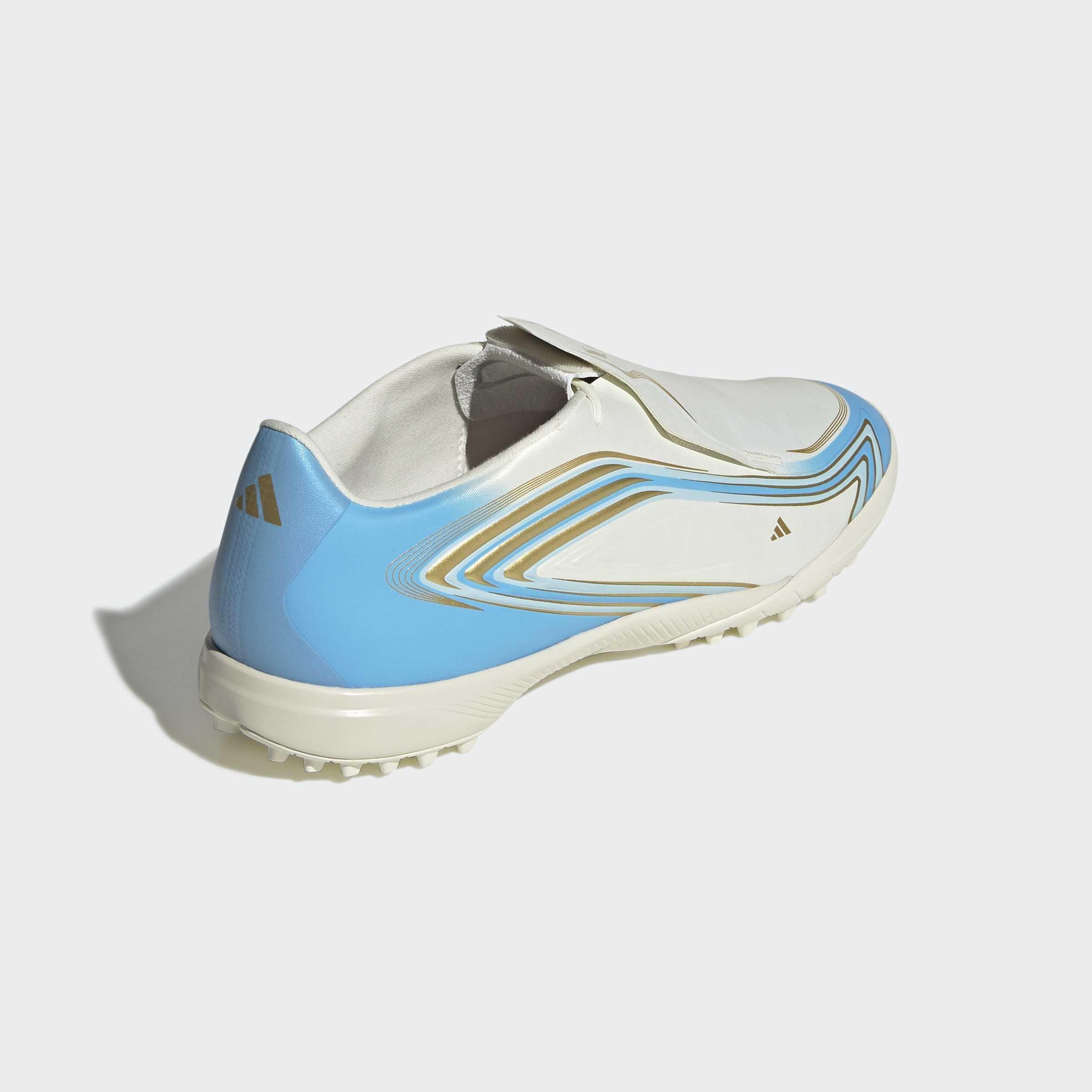 Unisex F50 Messi League Turf Football Shoes, Beige, A701_ONE, large image number 3