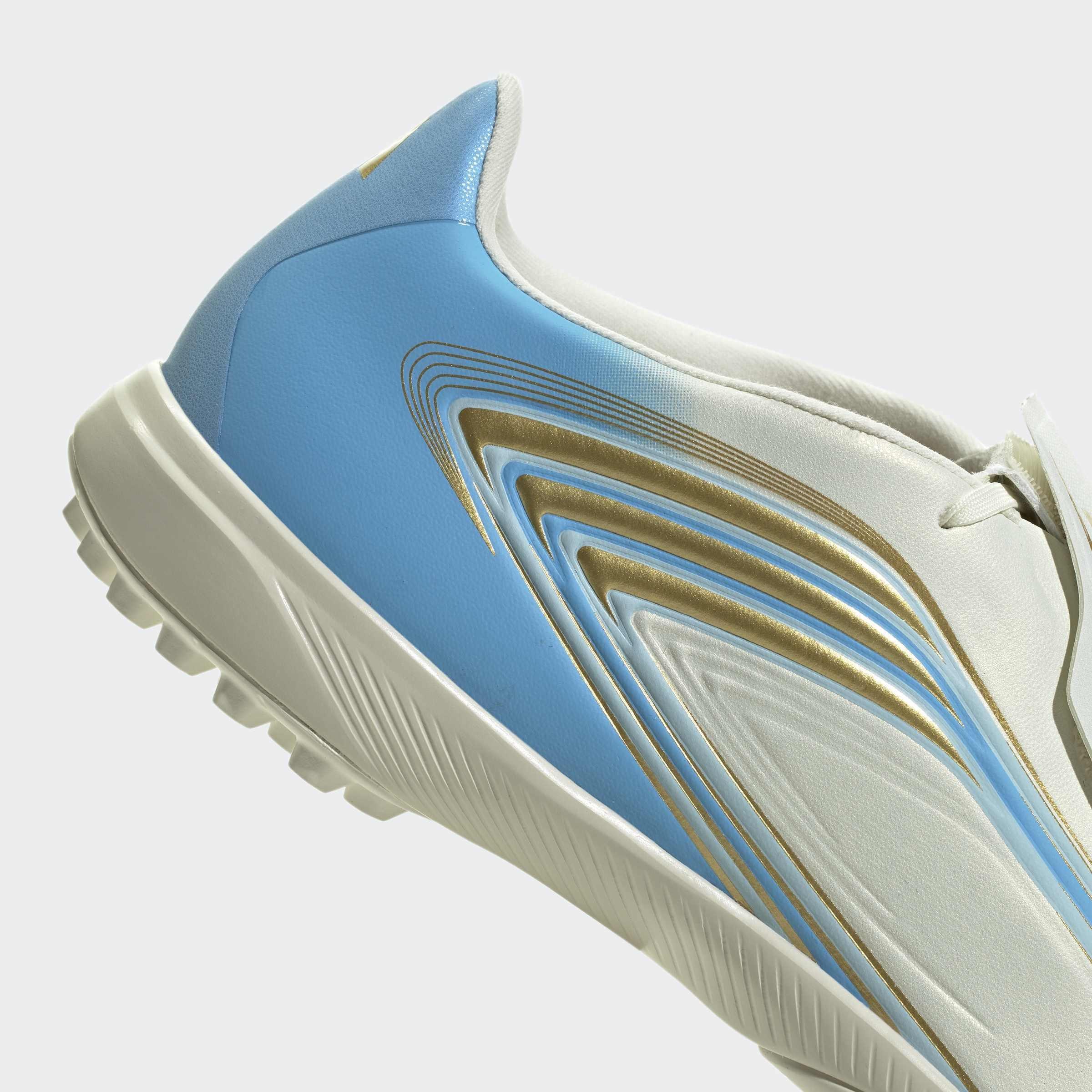 Unisex F50 Messi League Turf Football Shoes, Beige, A701_ONE, large image number 5