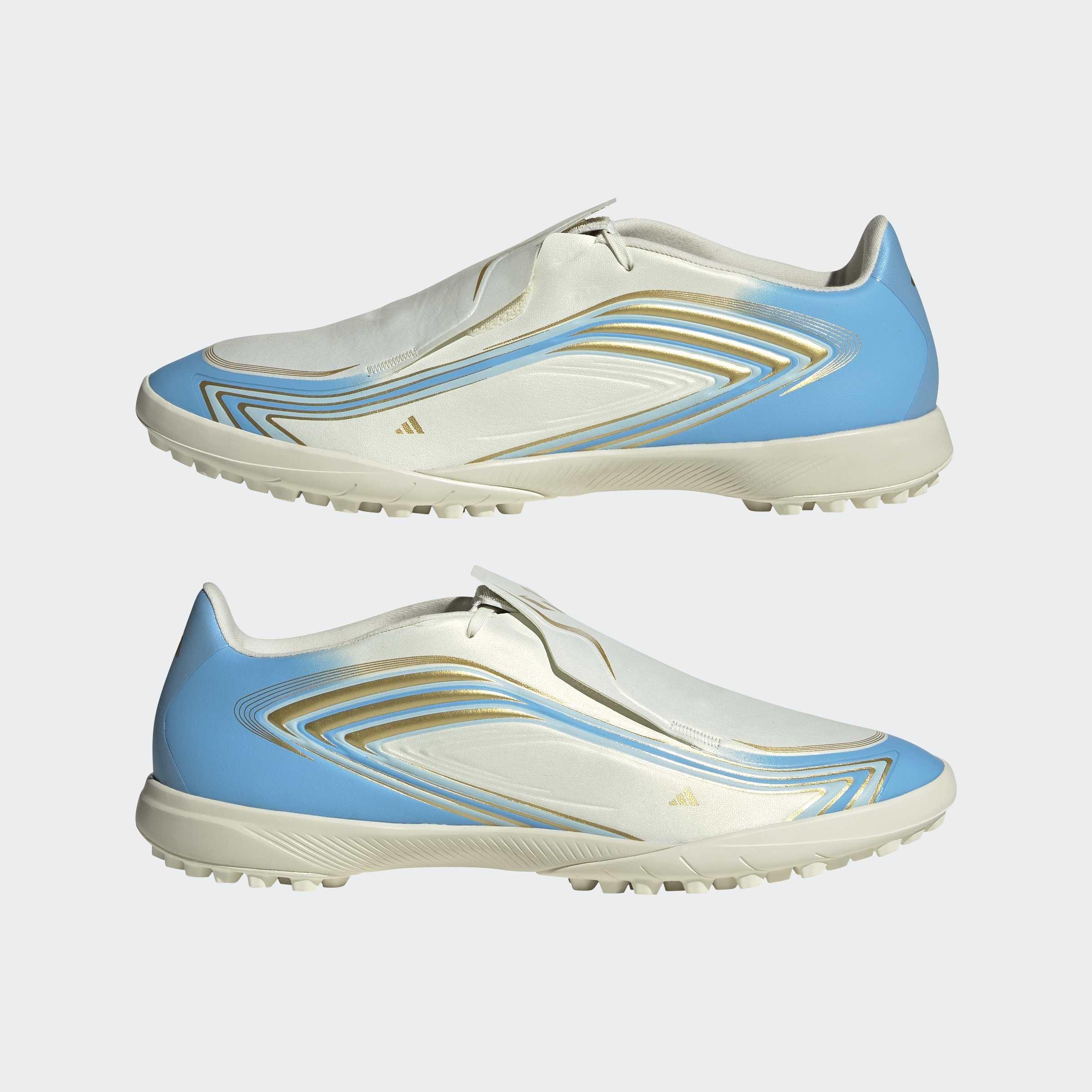Unisex F50 Messi League Turf Football Shoes, Beige, A701_ONE, large image number 9