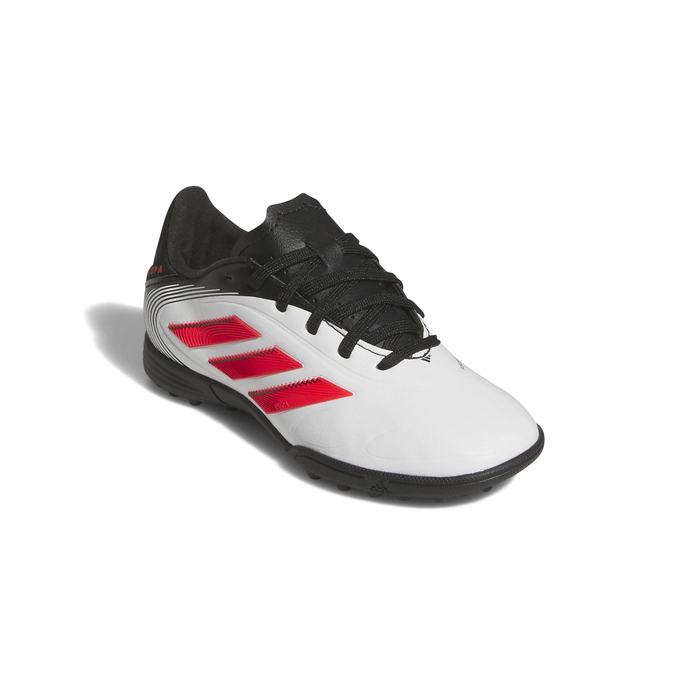 Unisex Kids Copa Pure 3 League Turf Boots, White, , large image number 2
