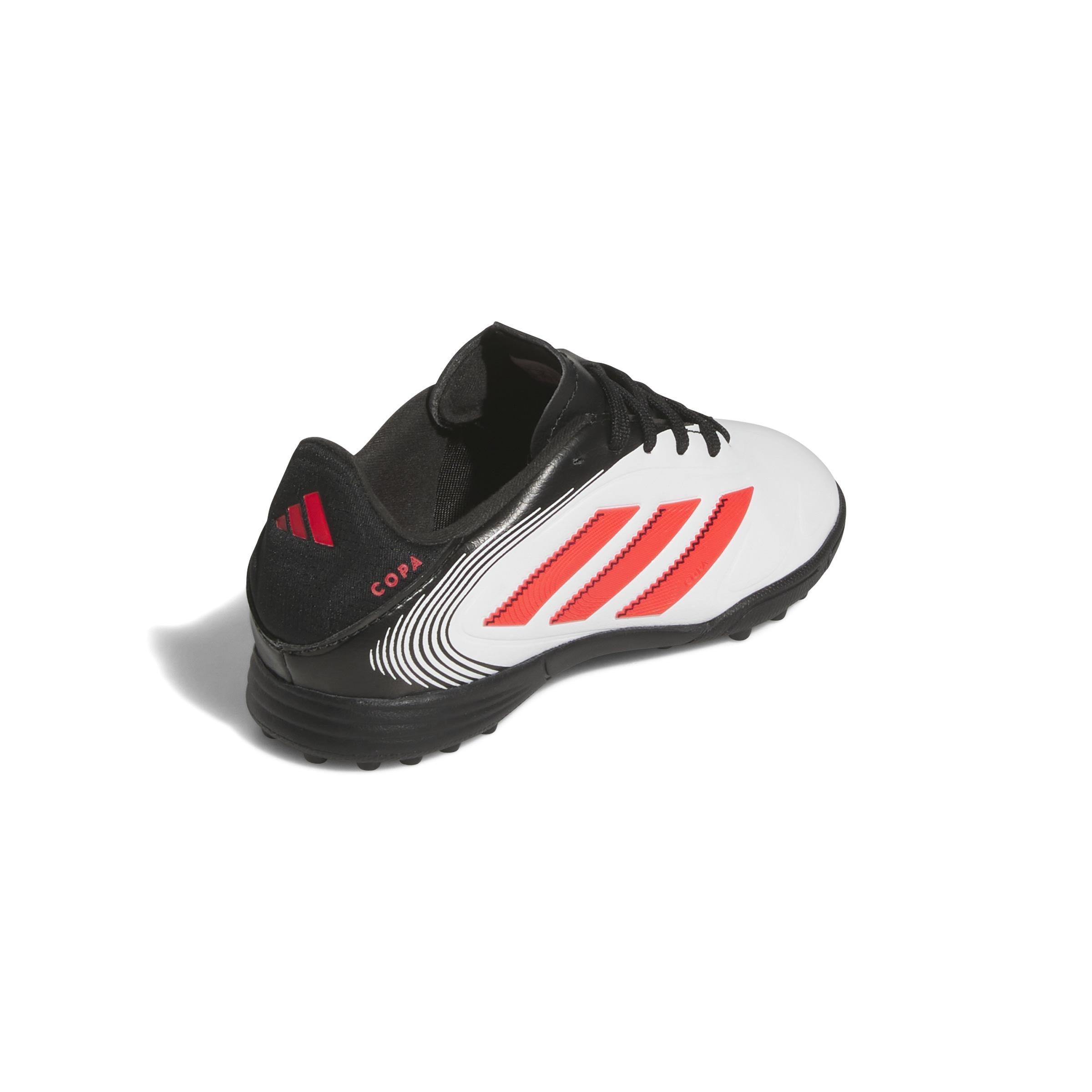Unisex Kids Copa Pure 3 League Turf Boots, White, , large image number 3