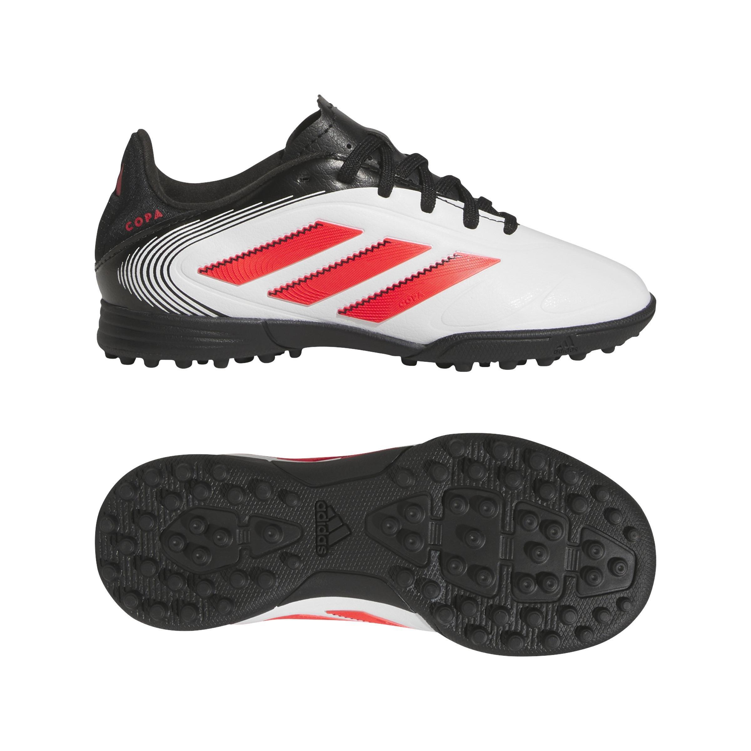 Unisex Kids Copa Pure 3 League Turf Boots, White, , large image number 9