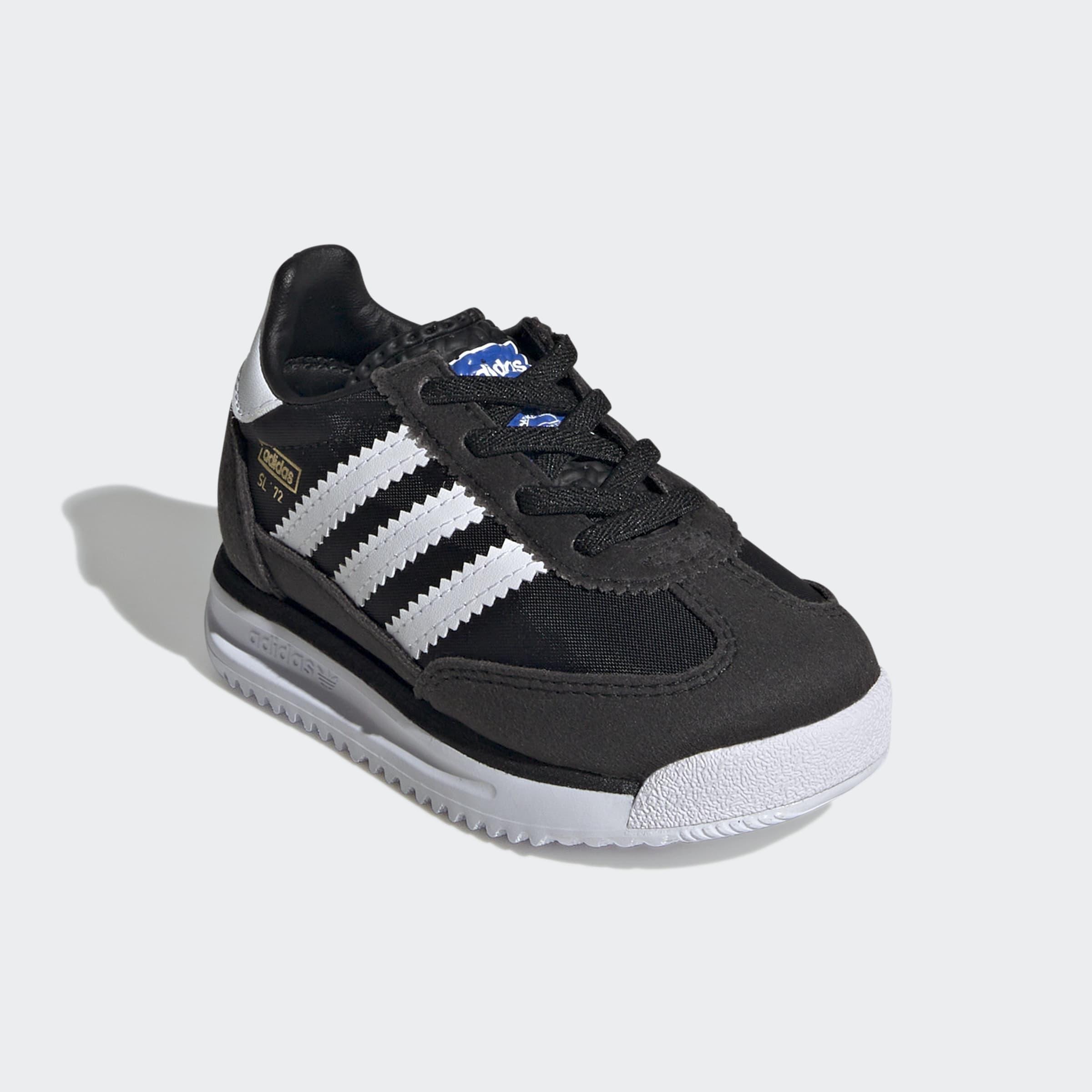 Kids Unisex SL 72 RS Elastic Laces Shoes, Black, A701_ONE, large image number 2